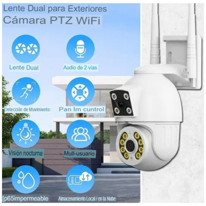 Cámara WIFI 1080 Lente Dupla